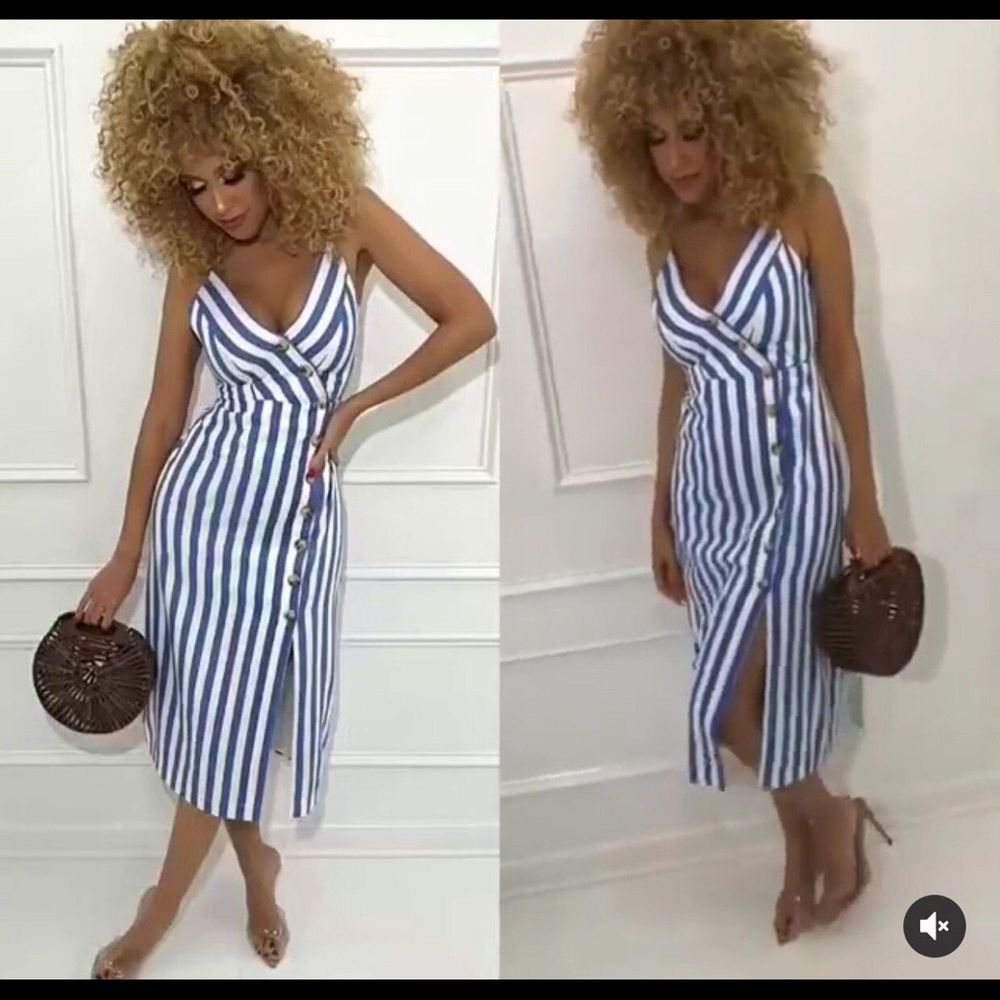 New Women Stripe Dress
